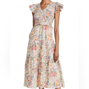 Sea NY Ines Floral Smocked Dress